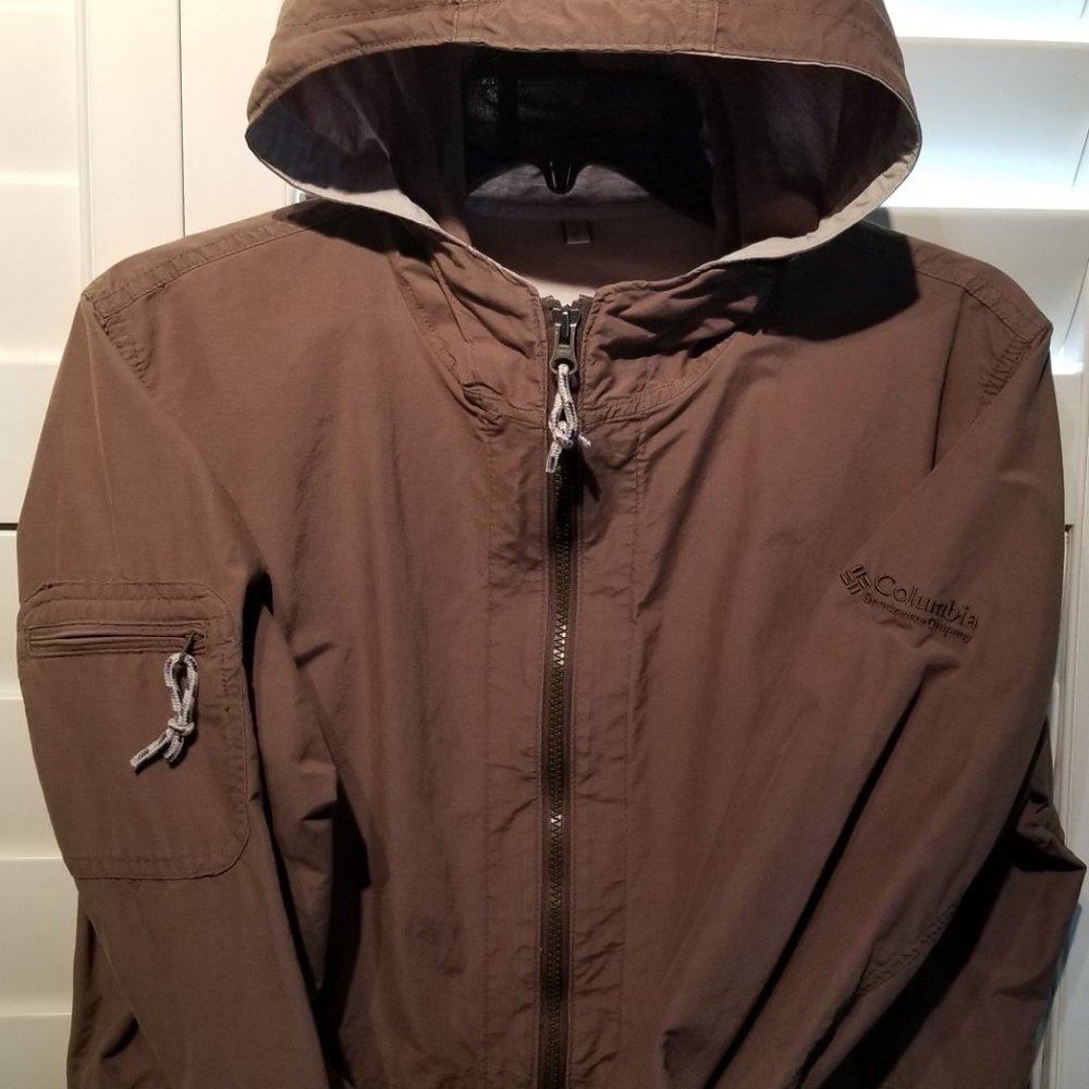 Columbia Sportswear Windbreaker Hood Full Zip L